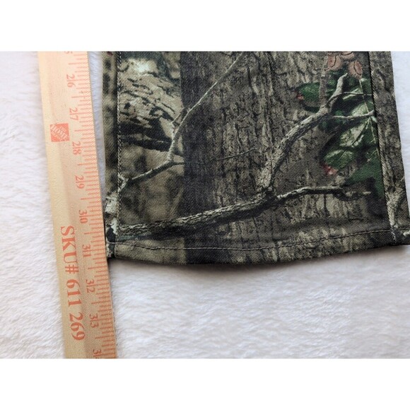 Mossy Oak Camouflage Break -Up Infinity Jeans Mens Sz 32x32 Hunting 5 Pockets - Picture 4 of 13